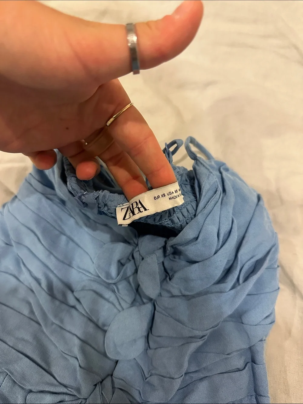 Zara linen romper